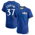 M.Twins #37 Victor Caratini Player Royal City Connect Limited Elite Home Gdoa Stitched Jerseys