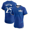 M.Twins #25 Byron Buxton Player Royal City Connect Limited Elite Home Gdoa Stitched Jerseys