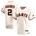 SF.Giants #2 Willy Adames Player Cream Home Limited Stitched Jerseys