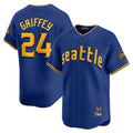 S.Mariners #24 Ken Griffey Jr Player Royal City Connect Home Limited Stitched Jerseys