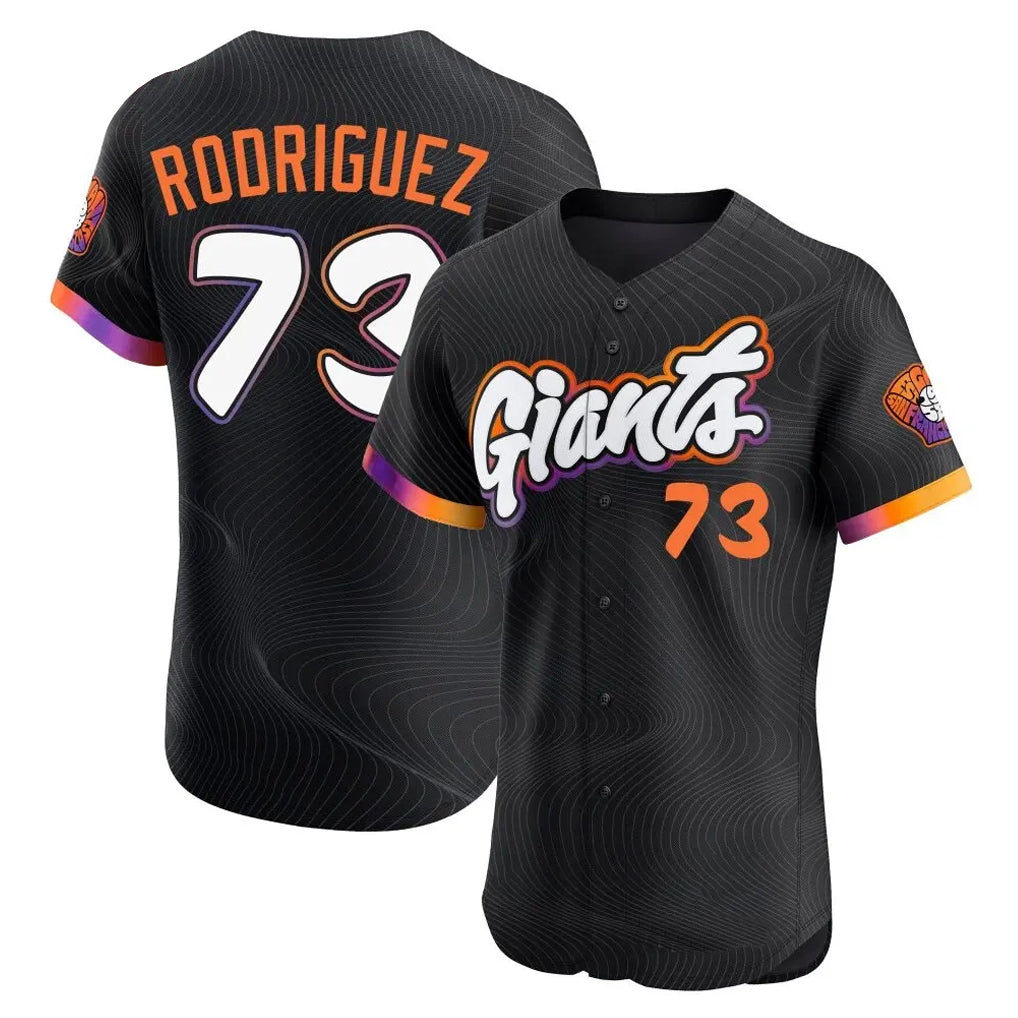 SF.Giants #73 Randy Rodriguez Player Black City Connect Home Limited Elite Stitched Jerseys