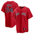 B.Red Sox #34 David Ortiz Player Red Home Game Gdoa Stitched Jerseys