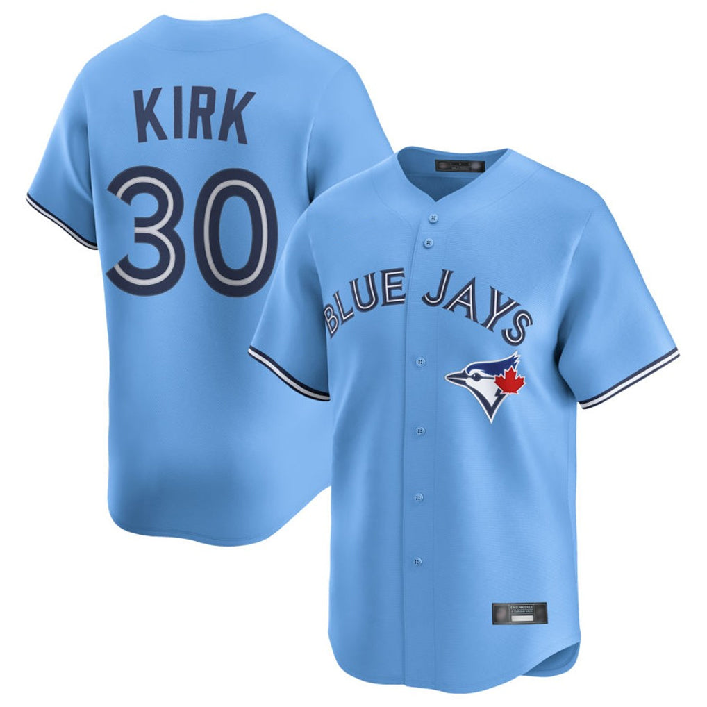T.Blue Jays #30 Alejandro Kirk Player Blue Home Limited Gdoa Stitched Jerseys