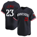 M.Twins #23 Royce Lewis Player Navy Home Limited Gdoa Stitched Jerseys