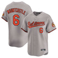 B.Orioles #6 Ryan Mountcastle Player Gray Limited Home Game Gdoa Stitched Jerseys