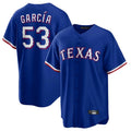 T.Rangers #53 Adolis Garcia Player Royal Home Limited Game Stitched Jerseys