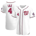 W.Nationals #4 Daylen Lile Player White Alternate Elite Stitched Jerseys