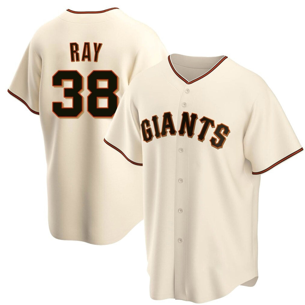 SF.Giants #38 Robbie Ray Player Cream Home Game Stitched Jerseys