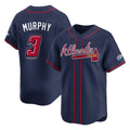 A.Braves #3 Dale Murphy Player Navy 2025 Speedway Classic Home Game Gdoa Stitched Jerseys