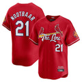 St. Louis Cardinals #21 Lars Nootbaar Player Red City Connect Limited Stitched Jerseys
