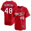 St. Louis Cardinals #48 Ivan Herrera Player Red City Connect Limited Stitched Jerseys