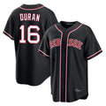B.Red Sox #16 Jarren Duran Player Black Out Home Game Gdoa Stitched Jerseys