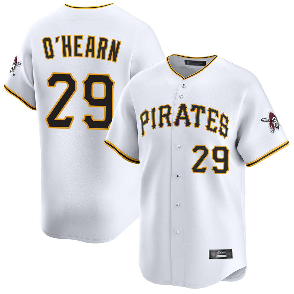 P.Pirates #29 Ryan O'Hearn Player White Home Limited Stitched Jerseys