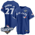 T.Blue Jays #27 Vladimir Guerrero Jr. Player Blue 2025 World Series Stitched Jersey