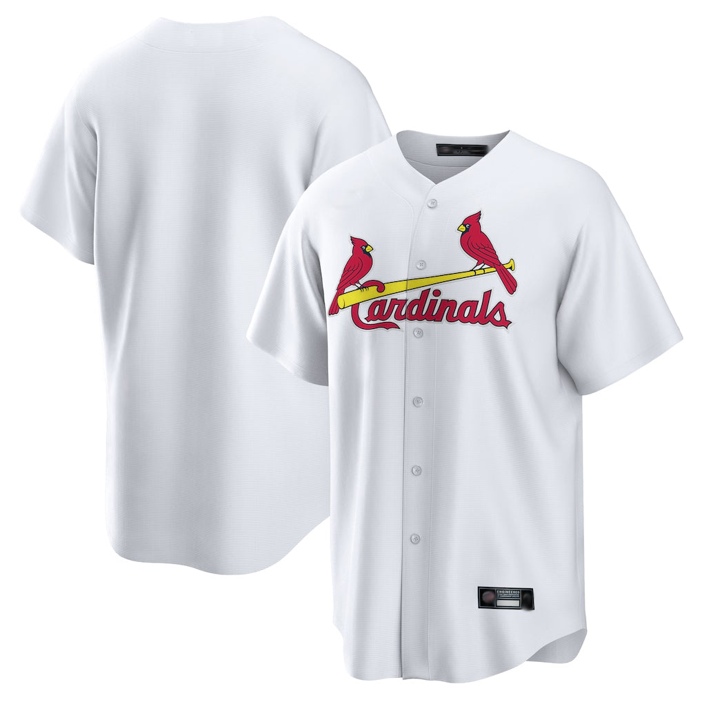 St. Louis Cardinals ## Cardinals Blank Player White Home Game Stitched Jerseys