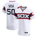 C.White Sox #50 Lenyn Sosa Player White T-shirt Limited Elite Home Gdoa Stitched Jerseys