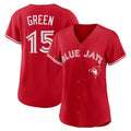 T.Blue Jays #15 Chad Green Player Red Home Limited Gdoa Stitched Jerseys