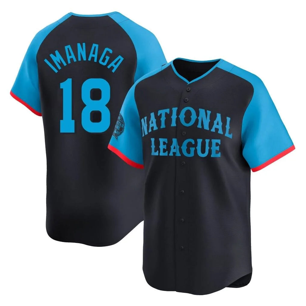 C.Cubs #18 Shota Imanaga Player Navy National League All-Star Limited Home Gdoa Stitched Jerseys