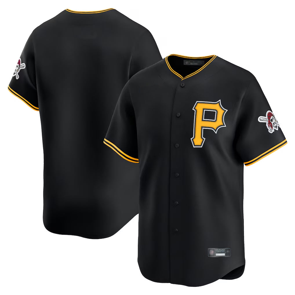 P.Pirates ## Pirates Blank Player Black Alternate Limited Game Stitched Jerseys