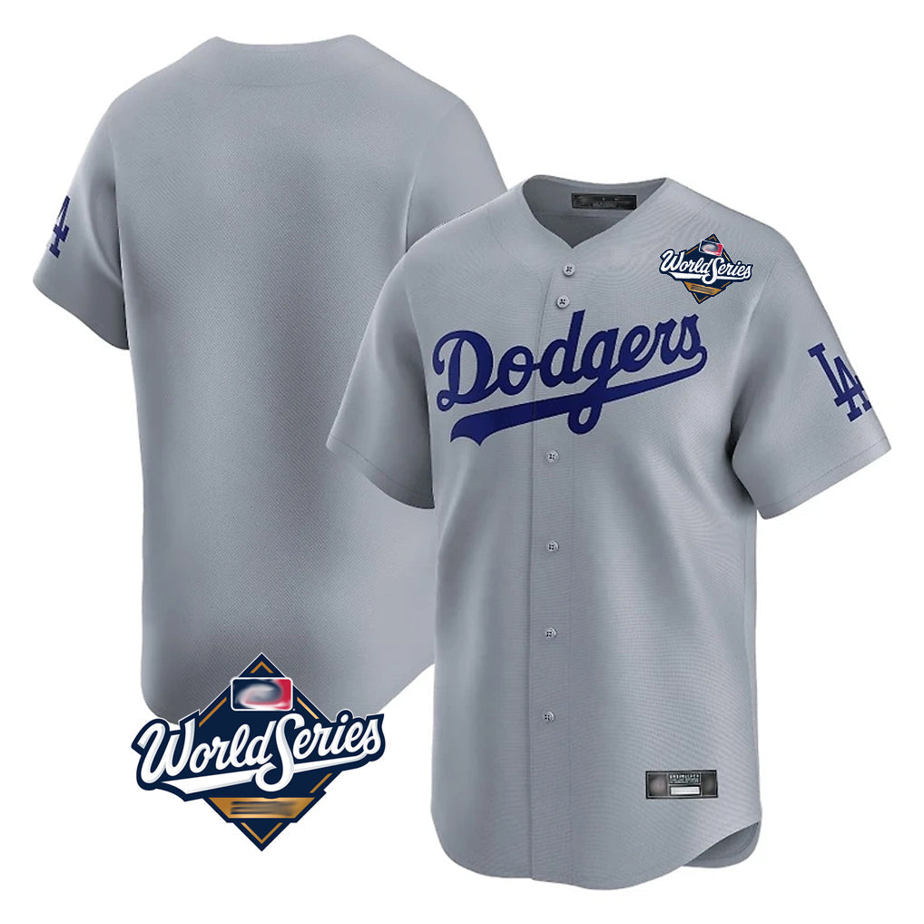 LA.Dodgers ## Dodgers Blank Player Gray Limited Home World Series Gdoa Stitched Jerseys
