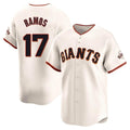 SF.Giants #17 Heliot Ramos Player Cream Home Limited Stitched Jerseys