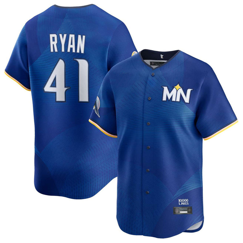 M.Twins #41 Joe Ryan Player Royal City Connect Limited Home Gdoa Stitched Jerseys