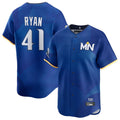 M.Twins #41 Joe Ryan Player Royal City Connect Limited Home Gdoa Stitched Jerseys
