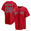 B.Red Sox #35 Garrett Crochet Player Red Home Game Gdoa Stitched Jerseys