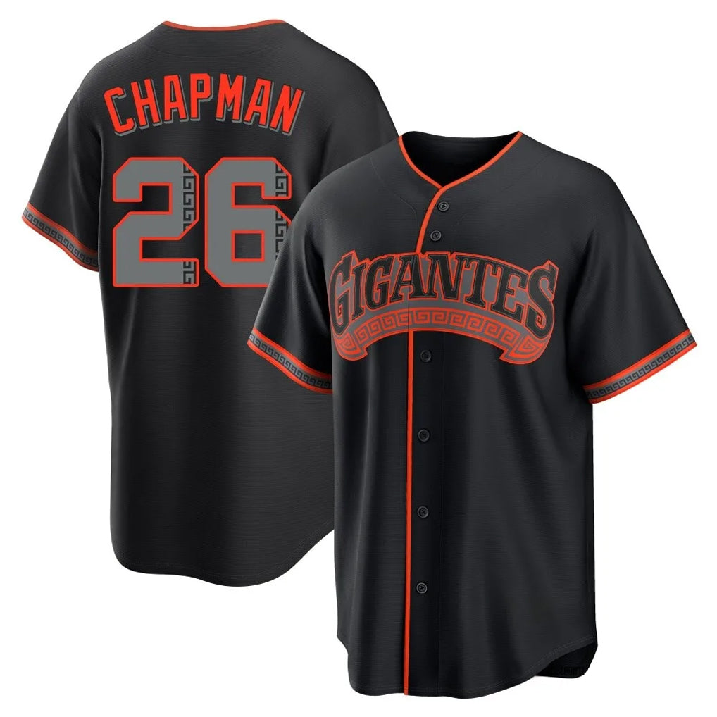 SF.Giants #26 Matt Chapman Player Black Alternate Limited Gdoa Stitched Jerseys