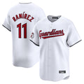 C.Guardians #11 Jose Ramirez Player White Limited Home Gdoa Stitched Jerseys