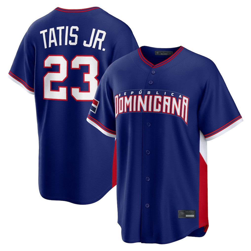 S.Diego Padres #23 Fernando Tatis Jr Player Royal 2026 World Classic Home Limited Stitched Jerseys