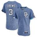 W.Nationals #3 Dylan Crews Player Blue City Connect Elite Gdoa Gdoa Stitched Jerseys