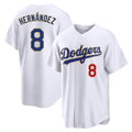 LA.Dodgers #8 Enrique Hern¨¢ndez Player Gold White 2026 Collection Stadium Limited Gdoa Stitched Jerseys
