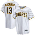 S.Diego Padres #13 Manny Machado Player White Home Limited Stitched Jerseys