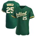 Athletics #25 Brent Rooker Player Green Authentic Kelly Alternate Stitched Jersey