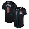 A.Diamondbacks #8 James McCann Player Black Red Limited Alternate Stitched Jersey