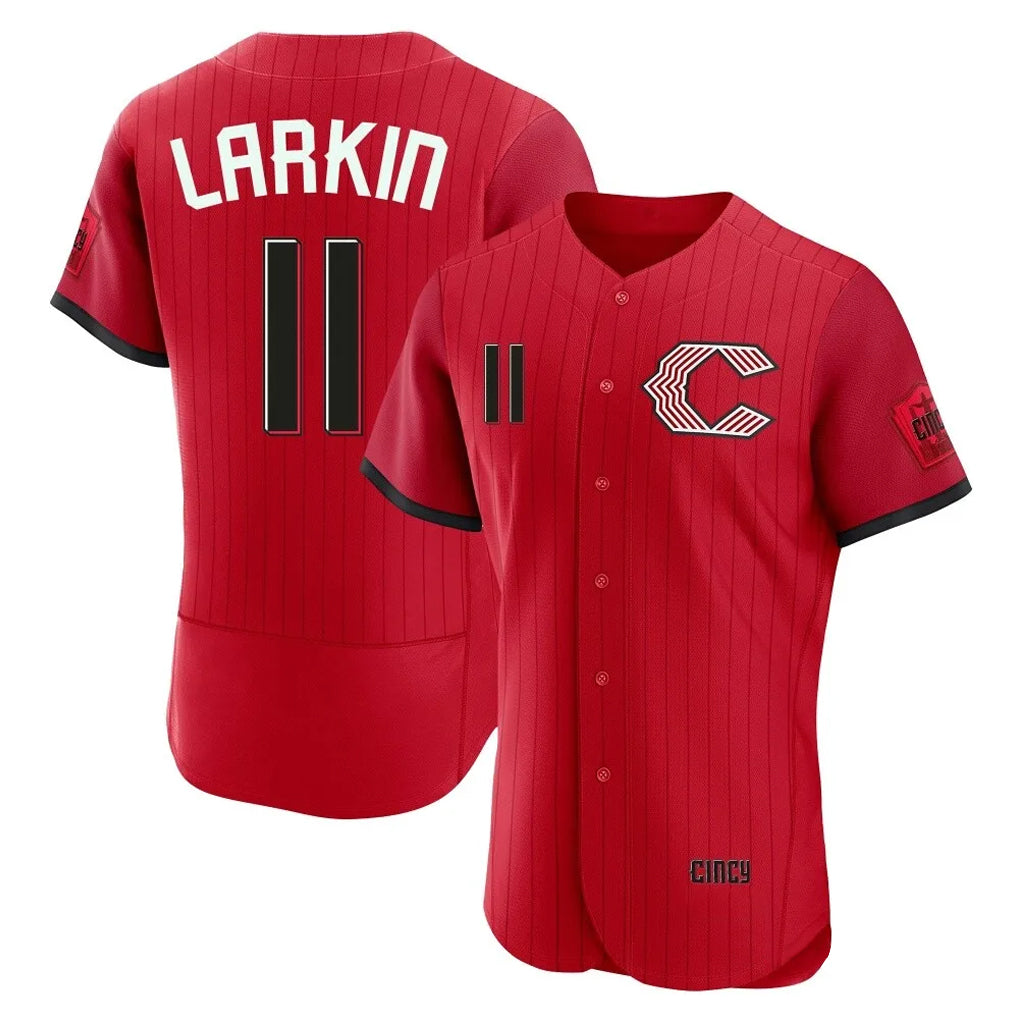 C.Reds #11 Barry Larkin Player Red 2026 City Connect Limited Elite Home Gdoa Stitched Jerseys