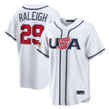 S.Mariners #29 Cal Raleigh Player White USA 2026 World Classic Game Stitched Jerseys