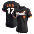 SF.Giants #17 Heliot Ramos Player Black 2025 City Connect Home Limited Elite Stitched Jerseys