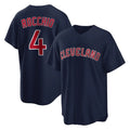 C.Guardians #4 Brayan Rocchio Player Navy Game Home Gdoa Stitched Jerseys