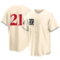 T.Rangers #21 Jake Burger Player Cream City Connect Limited Stitched Jerseys