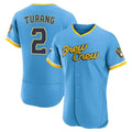 M.Brewers #2 Brice Turang Player Light Blue City Connect Home Limited Elite Gdoa Stitched Jerseys