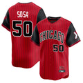 C.White Sox #50 Lenyn Sosa Player Red City Connect Limited Home Gdoa Stitched Jerseys