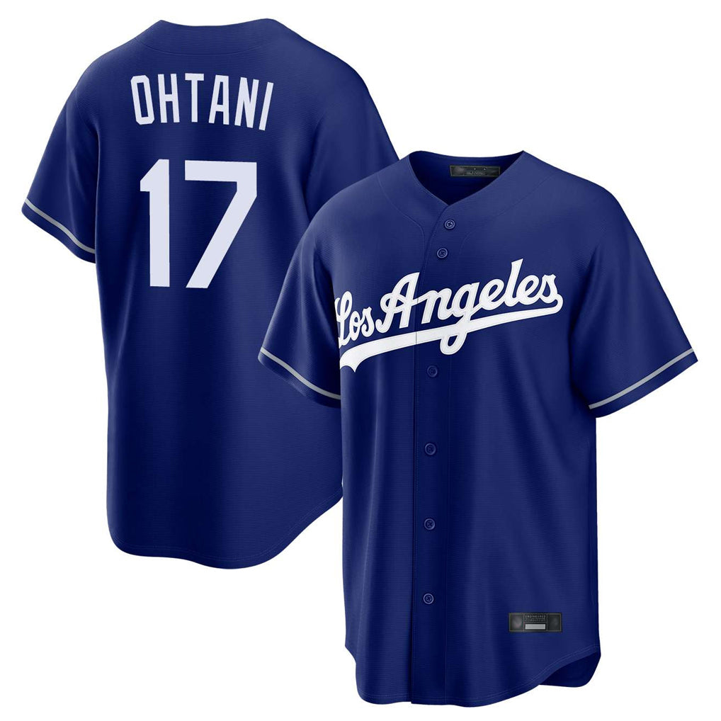 LA.Dodgers #17 Shohei Ohtani Player Royal Game Gdoa Stitched Jerseys