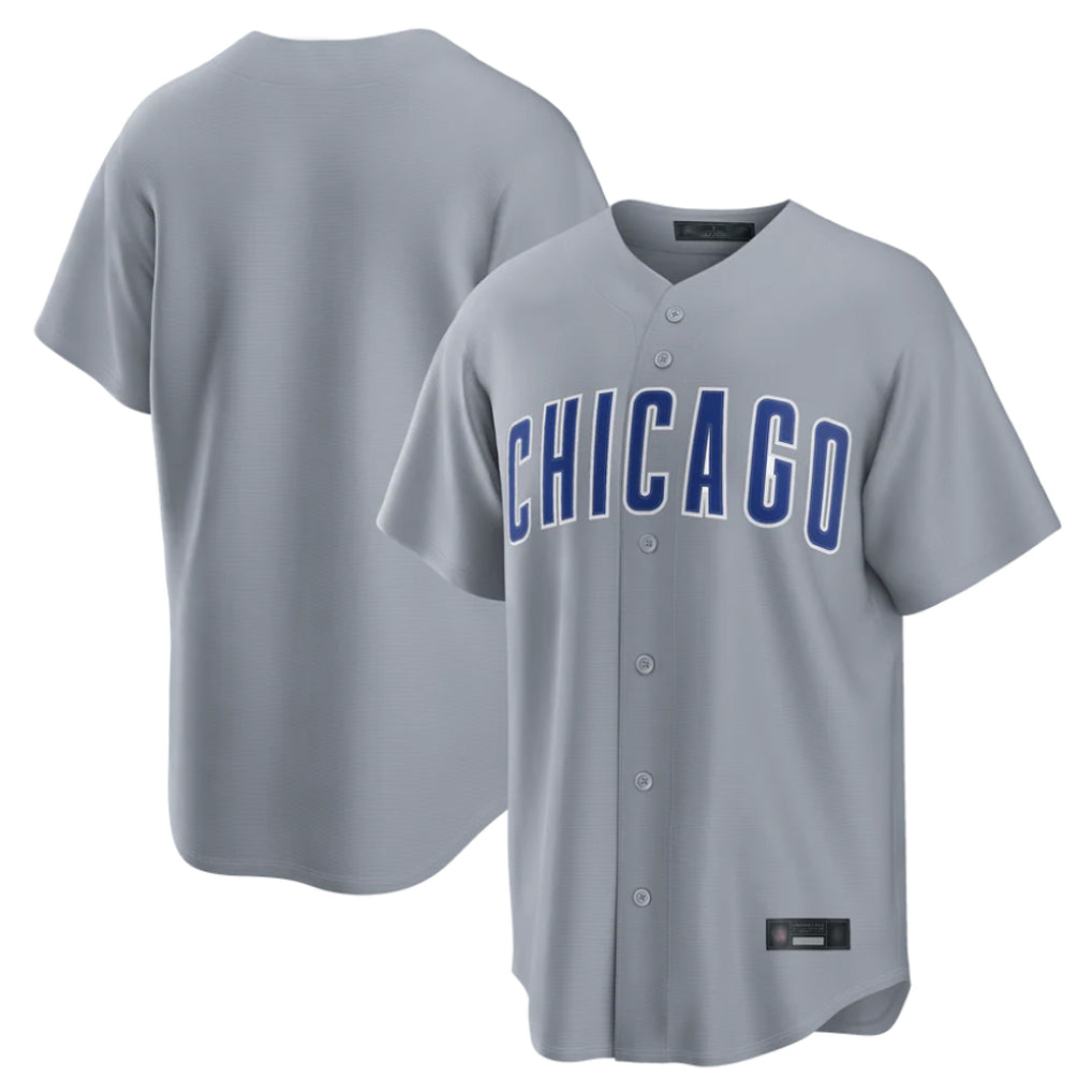 C.Cubs ## Cubs Blank Player Gray Game Home Gdoa Stitched Jerseys