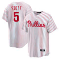 P.Phillies #5 Bryson Stott Player White Home Game Stitched Jerseys