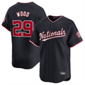 W.Nationals #29 James Wood Player Navy Limited Gdoa Stitched Jerseys