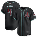 A.Diamondbacks #4 Ketel Marte Player Black Replica Game Stitched Jerseys