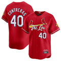 St. Louis Cardinals #40 Willson Contreras Player Red City Connect Limited Gdoa Stitched Jerseys
