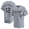 C.White Sox #12 Colson Montgomery Player Gray Road Limited Home Gdoa Stitched Jerseys